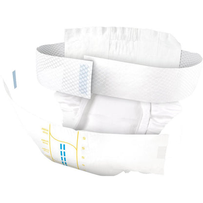 Η ABENA Wing Premium από την Abena Re-Seller GmbH παρουσιάζεται ανοιχτή και δείχνει την εσωτερική επένδυση, ελαστικά τελειώματα ποδιών, ρυθμιζόμενες λωρίδες και δείκτες υγρασίας - προστασία και άνεση ανάμεσα στα σύγχρονα προϊόντα ακράτειας.