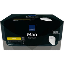 ABENA Man Zero, Premium | Συσκευασία (24 τεμάχια) από την Abena Re-Seller GmbH προσφέρει διακριτική προστασία με απορροφητικότητα "Zero". Η κομψή μαύρη συσκευασία περιέχει 24 τεμάχια για αξιόπιστη και διακριτική προστασία σε περίπτωση ελαφριάς αδυναμίας της ουροδόχου κύστης.