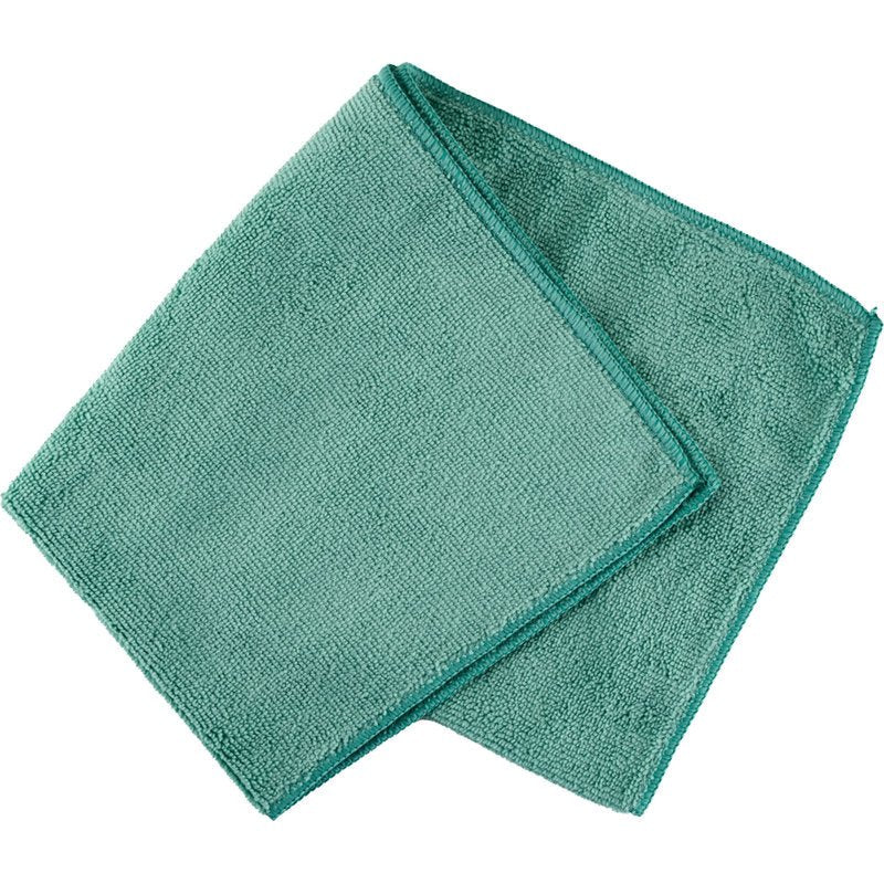 Το πανί μικροϊνών ENA Natura (40x40 cm) από την Abena Re-Seller GmbH είναι καθαρά διπλωμένο σε λευκό φόντο. Ραμμένες άκρες και μια απαλή, δομημένη επιφάνεια εξασφαλίζουν καθαρισμό χωρίς λεκέδες και επομένως άψογα αποτελέσματα.