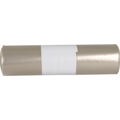 Ένας κυλινδρικός ρόλος σακούλες απορριμμάτων για Sækko Boy 60, 55 my LDPE Ανακυκλωμένο από την Abena Re-Seller GmbH, με μια λευκή ετικέτα στη μέση, απεικονίζεται μπροστά σε απλό λευκό φόντο.