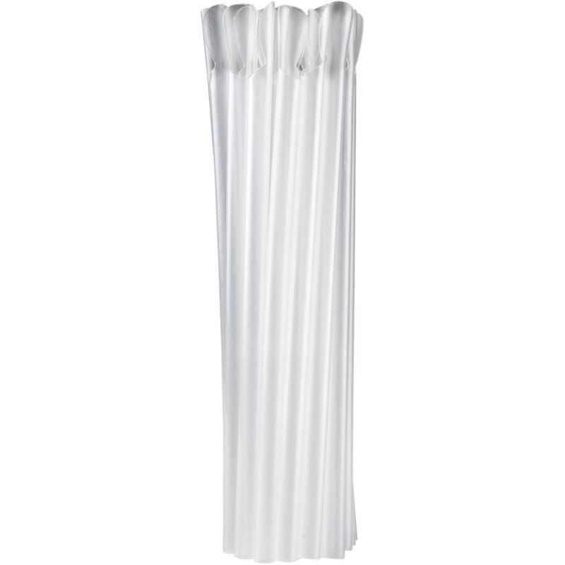 Ένα πακέτο (250 τεμάχια) διαφανή επαναχρησιμοποιούμενα καλαμάκια με κουτάλι από την Abena Re-Seller GmbH, μήκους 21 cm και διαμέτρου 8 mm από PP - ιδανικό ως φιλική προς το περιβάλλον εναλλακτική λύση, πυκνά ομαδοποιημένα με ελαφρώς ανώμαλα άκρα.