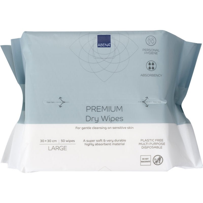 Μια συσκευασία 50 τεμαχίων ABENA Premium μιας χρήσης πετσέτες (30x30 cm, λευκές) της Abena Re-Seller GmbH προσφέρει υγιεινό καθαρισμό, υψηλή απορροφητικότητα και περιποίηση σώματος. είναι χωρίς πλαστικό και κατάλληλα για μία χρήση.