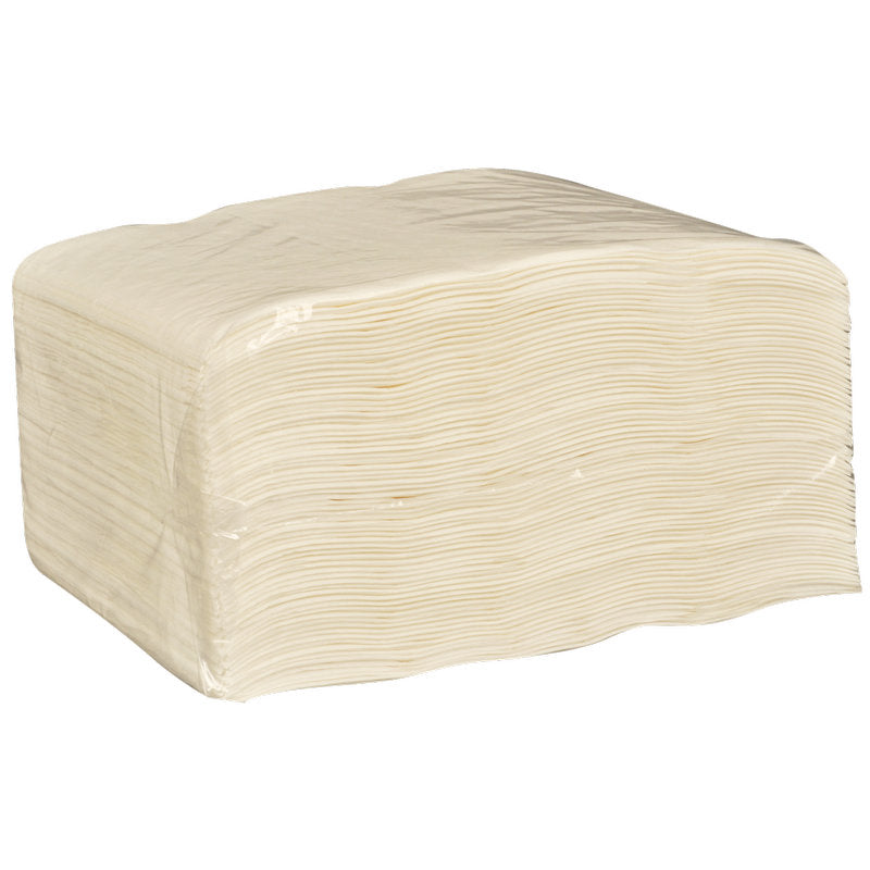 Μια μεγάλη συσκευασία με 120 λευκές πετσέτες μιας χρήσης Abena Re-Seller GmbH, χαρτί 6 στρώσεων (19x26 εκ.), συσκευασμένες σε διαφανές φιλμ - ιδανικές για κέντρα φροντίδας.