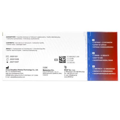 Combo 12in1 με Πνευμονιόκοκκους + Λεγεωνέλλες + Κοκκύτη | Συσκευασία (1 τεστ) 