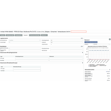 Στιγμιότυπο οθόνης μιας διεπαφής υπολογιστή με λεπτομερείς πληροφορίες προϊόντος για ένα άρθρο με τίτλο „SmartStock Calculator: Υπολογιστής ελάχιστου και στόχου αποθέματος Weclapp με βάση την κατανάλωση“, που εμφανίζει διάφορα χαρακτηριστικά, τιμές και ένα διάγραμμα πωλήσεων μέσω του Cloud-based Altruan.