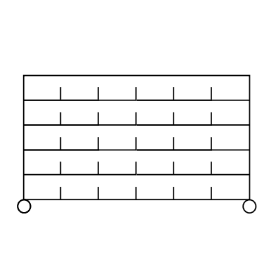 Μια απλή γραμμική σχεδίαση του καροτσιού ταξινόμησης Novocal (ακριβής χάλυβας, επινικελωμένος, γυαλισμένος με χρώμιο, 4 γωνιακοί στύλοι) δείχνει πέντε ράφια με κάθετες τομές και δύο μικρούς κύκλους σε κάθε κάτω γωνία. Συσκευασία: 1 τεμάχιο.