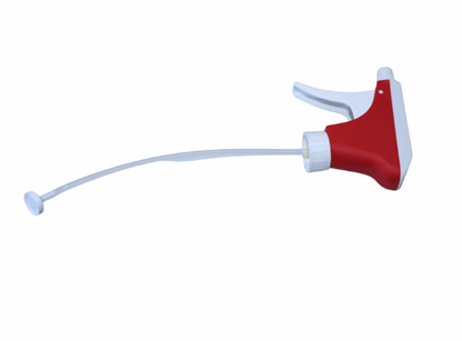 Ο Altruan Sprayer K3 (λευκό κόκκινο), ένα πλαστικό κεφαλή ψεκασμού με σπείρωμα 25mm, φίλτρο αναρρόφησης και σωλήνα 21,5cm, απεικονίζεται σε ένα απλό λευκό φόντο.