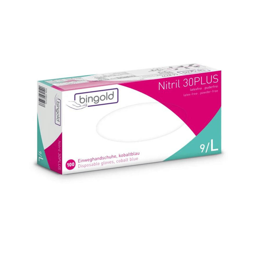 Bingold Nitril 30Plus γάντια νιτρίλια, μπλε