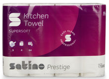 CWS Ρολά κουζίνας Prestige 3-στρώσεων, Υψηλής λευκότητας | Κουτί (8 συσκευασίες) 