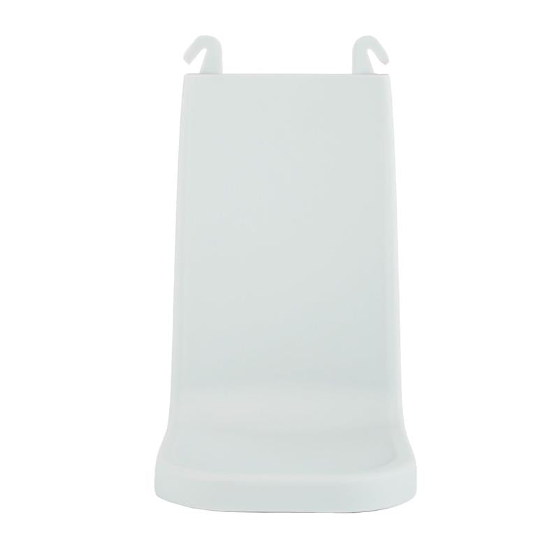 Die IntelliCare Tropfschale von Diversey Deutschland GmbH & Co. OHG verfügt über ein weißes Kunststoffdesign mit glatter Oberfläche, eine leicht geneigte Rückenlehne und zwei obere Haken zur sicheren Befestigung, die Sauberkeit und Sicherheit in verschiedenen Umgebungen gewährleisten.