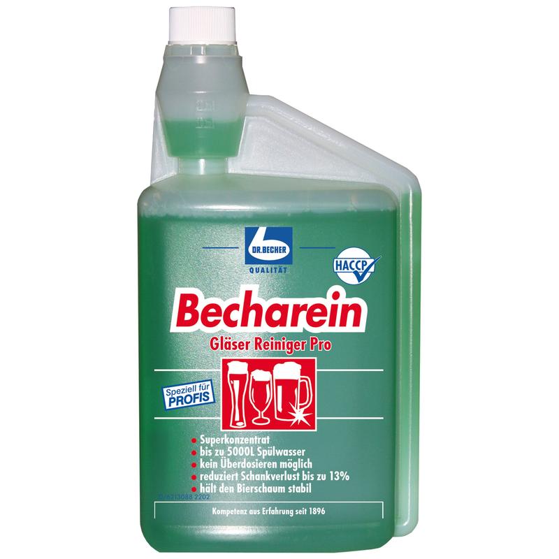 Dr. Becher Becharin Glasses Cleaner Pro, 1 λίτρο | Μπουκάλι (1000 ml)