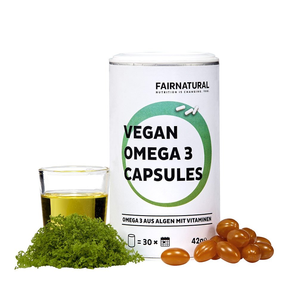 Vegan κάψουλες Ωμέγα 3 από φύκια