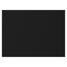 Μια απλή, μαύρη ορθογώνια επιφάνεια με ένα διακριτικό μοτίβο υφής που θυμίζει ένα κομψό χάρτινο σουπλά της Duni από την Duni GmbH.