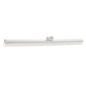 Ο Haug Bürsten KG WASSERSCHIEBER, LEBENSMITTELG. ΔΙΠΛΟΧΕΙΛΟΣ ΛΕΥΚΟΣ (620x35x25mm) είναι μια λευκή κεφαλή ρακέτας κατάλληλη για τρόφιμα με διπλά χείλη και κεντρική βάση λαβής - ιδανική για τη γαστρονομία, απεικονίζεται σε απλό λευκό φόντο.