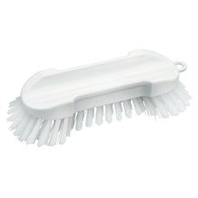 Die Haug Bürsten KG WASCHBÜRSTE RUND verfügt über steife 0,50 mm PBT-Borsten, einen ergonomischen Griff und ein Aufhängeloch. Sie ist aus transparentem Kunststoff gefertigt, misst 205x65x25/30 mm und ist ideal für eine effektive Reinigung.