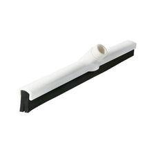 Ο υαλοκαθαριστήρας Haug με εναλλασσόμενο προφίλ από Haug Bürsten KG είναι μια λευκή κεφαλή καθαρισμού με διπλό χείλος, μια κεντρική υποδοχή στερέωσης και ένα μαύρο χείλος από καουτσούκ για εξαιρετικές ιδιότητες καθαρισμού. Με τον μινιμαλιστικό και λειτουργικό σχεδιασμό του, αφαιρεί το νερό αποτελεσματικά από επίπεδες επιφάνειες. Διαστάσεις: 420 x 35 x 25 mm.