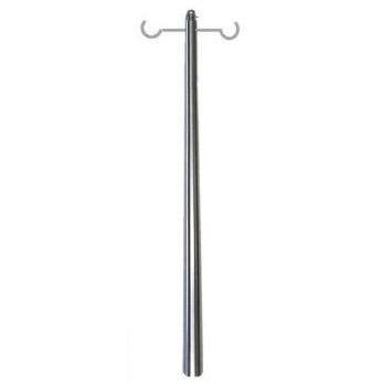 Η βάση φιαλών έγχυσης Novocal στερεώνεται με ασφάλεια στον πίσω τοίχο και κρατά σακούλες έγχυσης με δύο γάντζους, απεικονισμένη σε ένα απλό λευκό φόντο. Ιδανική για ιατρικές εγκαταστάσεις. Μάρκα: Novocal. Η συσκευασία περιέχει 1 τεμάχιο.