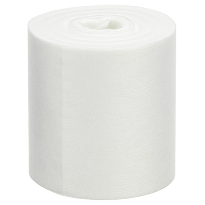 Ένας ρόλος υφασμάτων καθαρισμού WypAll® Wettask™ από την Kimberly-Clark GmbH στέκεται όρθιος μπροστά από ένα λευκό φόντο και περιέχει 6 πακέτα αναπλήρωσης x 90 φύλλα ανά κουτί, ιδανικός για κάθε εργασία καθαρισμού.