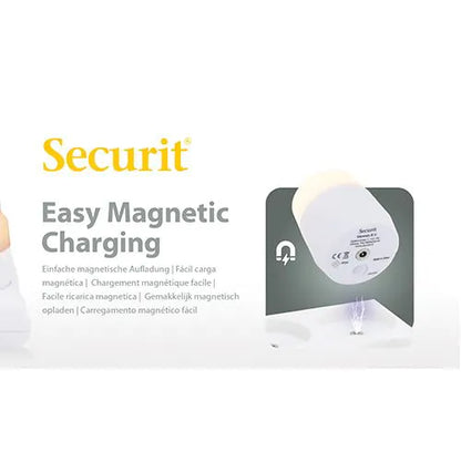 Papstar Φωτάκια τσαγιού Securit® 12 LED συμπεριλαμβανομένου. σταθμός φόρτισης Ø 4 cm x 5 cm "Amsterdam" χρόνος φωτισμού 12-40 ώρες