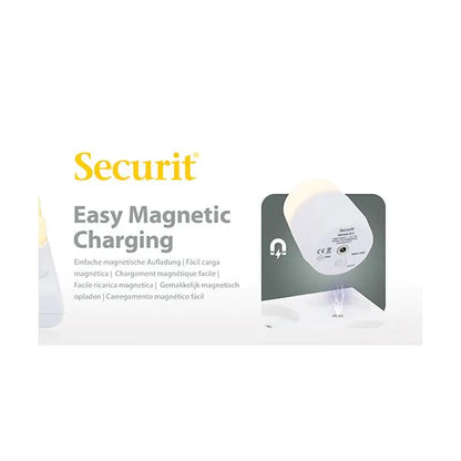 Papstar Φωτάκια τσαγιού Securit® 12 LED συμπεριλαμβανομένου. σταθμός φόρτισης Ø 4 cm x 5 cm "Amsterdam" χρόνος φωτισμού 12-40 ώρες