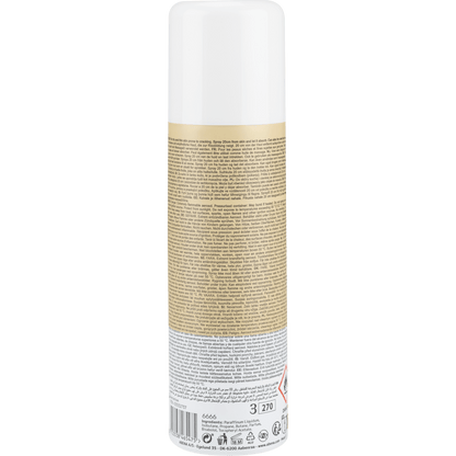 Σπρέι λαδιού, ελαφρώς αρωματισμένο (200 ml) από την Abena Re-Seller GmbH, όρθιο με λευκό καπάκι και μια λεπτομερή πίσω ετικέτα με οδηγίες, προειδοποιήσεις και πληροφορίες ανακύκλωσης. Πωλείται σε χαρτοκιβώτια των 12 τεμαχίων.