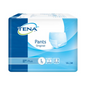 Μια συσκευασία TENA Pants Original Plus Inkontinenzpants της TENA – Essity Deutschland GmbH έρχεται σε μπλε-λευκή συσκευασία, που υποδηλώνει την απορροφητικότητα «Plus». Είναι διαθέσιμη στο μέγεθος «Large» και περιλαμβάνει 14 εσώρουχα μίας χρήσης για την αντιμετώπιση της αδυναμίας της κύστης.