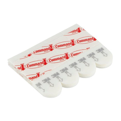 Kleine Command™ Strips S, 17022N από την 3M Deutschland GmbH: Στρογγυλές αυτοκόλλητες λωρίδες για στερέωση χωρίς ζημιά στους τοίχους - χωρίς καρφιά ή βίδες.