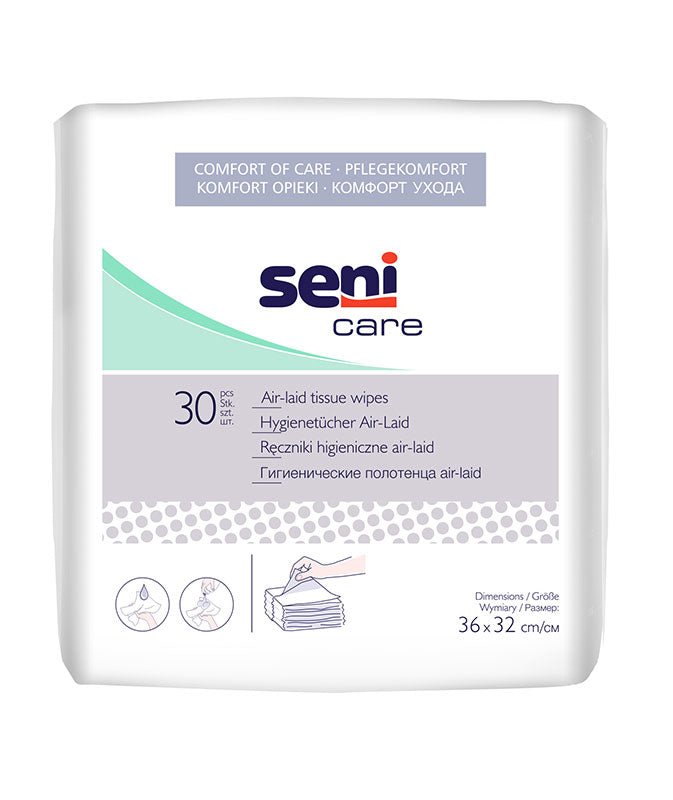 Seni Care Υγρά Μαντηλάκια Υγιεινής Air-Laid a30 | Συσκευασία (30 κομμάτια) 