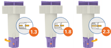 Νυστέρια ασφαλείας Alphacheck TRI 23G | Συσκευασία (100 τεμάχια)