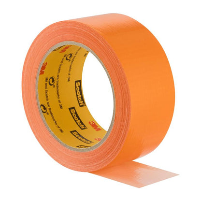 Ένας ρόλος ταινίας Scotch® High Visibility, πορτοκαλί, 25 m x 48 mm (6 Τεμ./Συσκευασία) από την 3M Deutschland GmbH, με γυαλιστερή επιφάνεια και χαραγμένο εσωτερικό πυρήνα, είναι ιδανική για εφαρμογές ασφαλείας υψηλής ορατότητας.