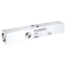 Eine lange, weiße Schachtel mit der Aufschrift "UNIVERSAL" enthält EMIL DEISS KG (GmbH + Co.) Recycling-LDPE-Säcke (120 L, 700x1100x0,06 mm, blau, 25/Rolle). Die Produktnummer 49891 und "Abfallsack 120 Liter" sind in deutscher Sprache auf der Seite aufgedruckt.