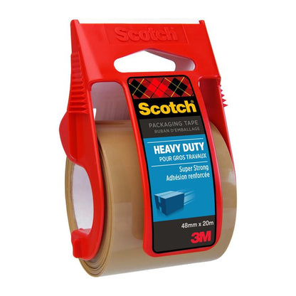 Ένας ρόλος καφέ ταινίας συσκευασίας Scotch® εξαιρετικά ισχυρής από την 3M Deutschland GmbH, καφέ, 48 mm x 20,3 m, έρχεται σε διανομέα και προσφέρει εξαιρετικά ισχυρή κόλλα· ένας ρόλος ανά συσκευασία.
