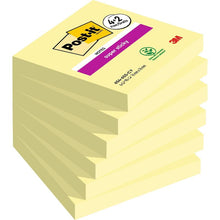 Post-it® Super Sticky Notes, Yellow, 76 mm x 76 mm, Promotion, 90 Sheets/Pad, 4 Pads + 2 Free/Pack, 100% PEFC, SGSCH-PEFC-COC-110078 | Συσκευασία (6 τεμάχια)