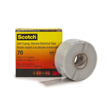 Scotch® 70 Silicone Rubber Tape Self Fusing Light Grey 25mm x 9m 0,3mm | Συσκευασία (1 ρολό)